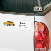 Klassieke cartoon bumpersticker (Op Truck)