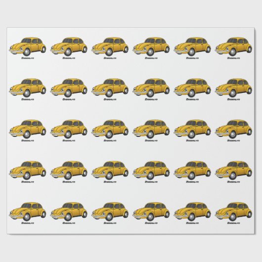 Klassieke cartoon cadeaupapier (Vlak)