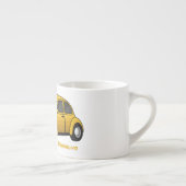 Klassieke cartoon espresso kop (Rechts)