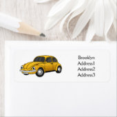 Klassieke cartoon etiket (Insitu)