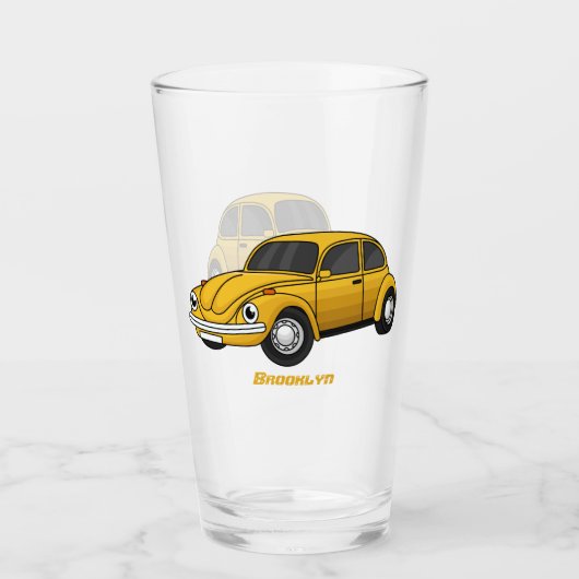 Klassieke cartoon glas (Voorkant)