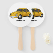 Klassieke cartoon handwaaier (Voorkant en achterkant)