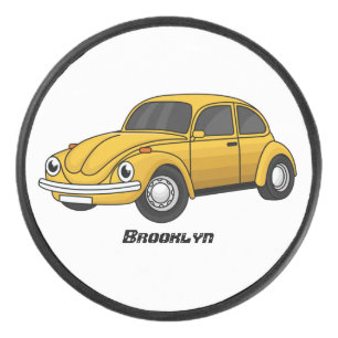 Klassieke cartoon hockey puck