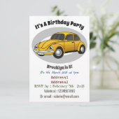 Klassieke cartoon kaart (Staand voorkant)