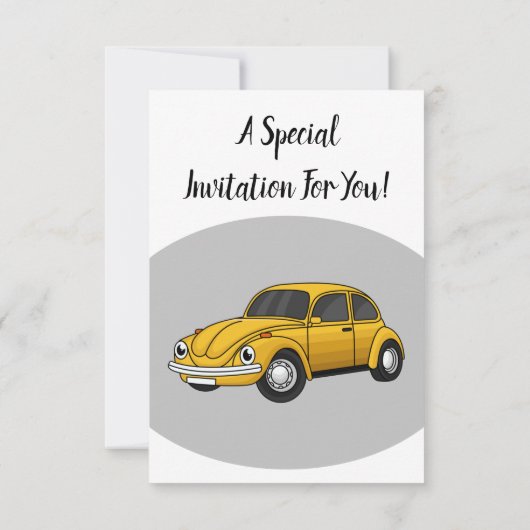 Klassieke cartoon kaart (Achterkant)