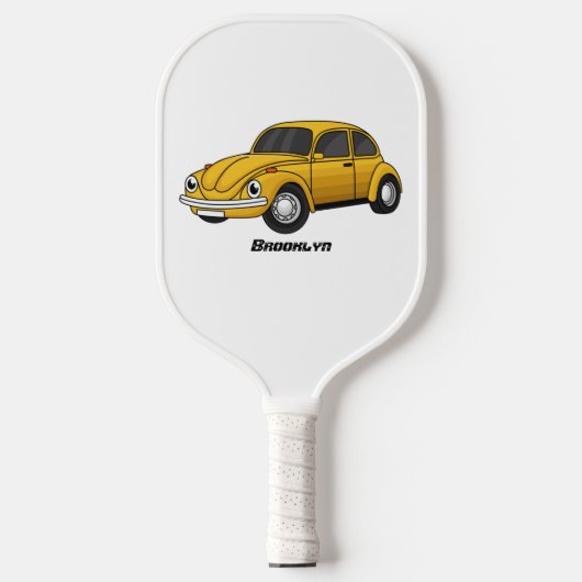 Klassieke cartoon pickleball paddle (Voorkant)