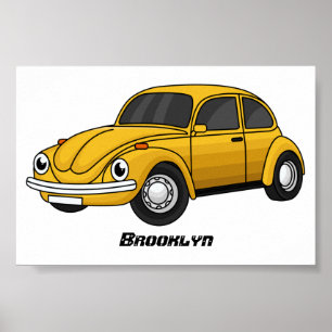 Klassieke cartoon poster