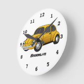 Klassieke cartoon ronde klok (Hoek)