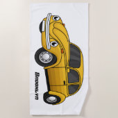 Klassieke cartoon strandlaken (Voorkant)