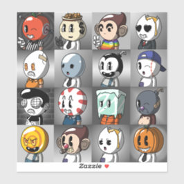 Klassieke Cartoon vrienden stickers