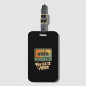 klassieke cassette bagagelabel (Voorkant (verticaal))
