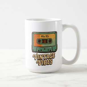 klassieke cassette koffiemok