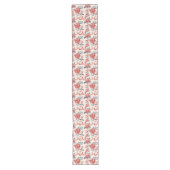 Klassieke charme: Franse rode provinciale inspirat Lange Tafelloper (Voorkant)