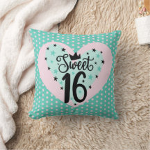 Klassieke charme! Zoete 16 cadeau worp kussen