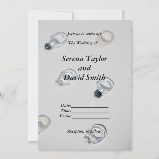 Klassieke charme: zwarte, grijze en bruiloftsuitno kaart (Voorkant)