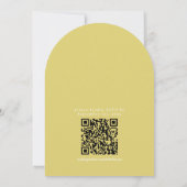 Klassieke Chartreuse Monogram Minimalistische Trou Kaart (Achterkant)