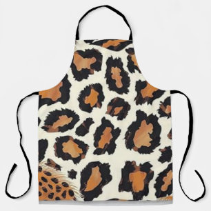 Klassieke Cheetah Skin Dierenprint Textuur Schort