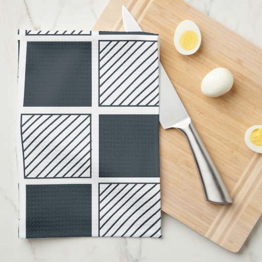 Klassieke cheques theedoek (Quarter Fold)