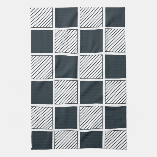 Klassieke cheques theedoek (Verticaal)