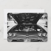  klassieke Chevelle Car Fotografie Kaart (Voorkant)