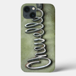  klassieke Chevelle Chrome Lettertype iPhone 13 Hoesje