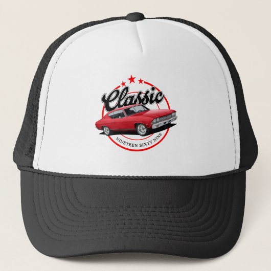 Klassieke Chevelle Trucker Pet (Voorkant)