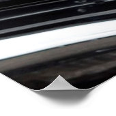 Klassieke Chevrlot Chevelle op Black Poster (Hoek)