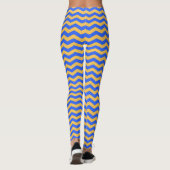 Klassieke Chevron Gestreepte Leggings (Achterkant)