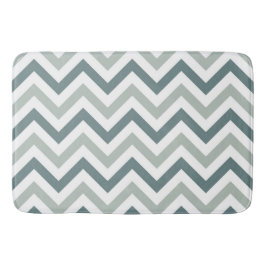 Klassieke Chevron Pattern in Shades of Grey en Bla Badmat