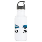 Klassieke Chevy BelAire-watterfles van 1957 Waterfles (Voorkant)