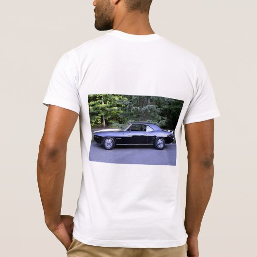 Klassieke Chevy Camaro Z28 T-shirt (Achterkant)