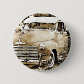 Klassieke Chevy Chevrolet Truck Ronde Button 5,7 Cm (Voorkant)
