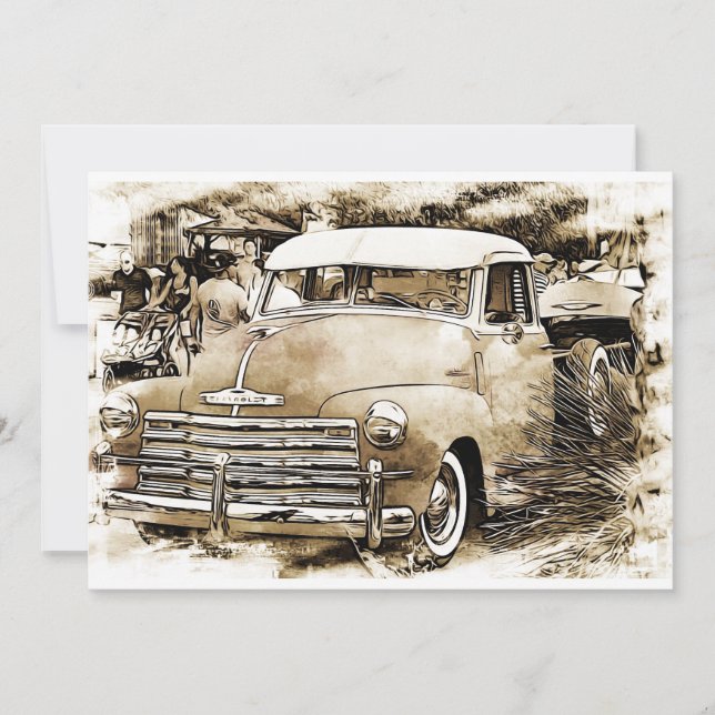 Klassieke Chevy Chevrolet Truck uit 1950 (Voorkant)