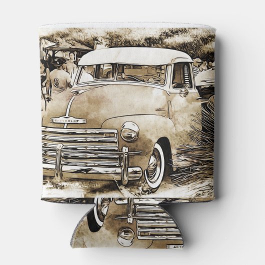 Klassieke Chevy Chevrolet Truck uit 1950 Blikjeskoeler (Achterkant)