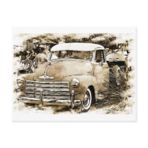 Klassieke Chevy Chevrolet Truck uit 1950