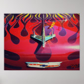 Klassieke Chevy Hot Rod Poster (Voorkant)