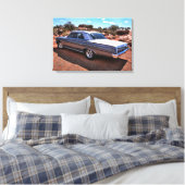 Klassieke Chevy Impala Hot Rod Canvas Afdruk (Insitu (Slaapkamer))