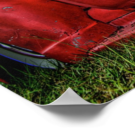 Klassieke Chevy Pickup Poster (Hoek)