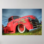 Klassieke Chevy Pickup Poster (Voorkant)