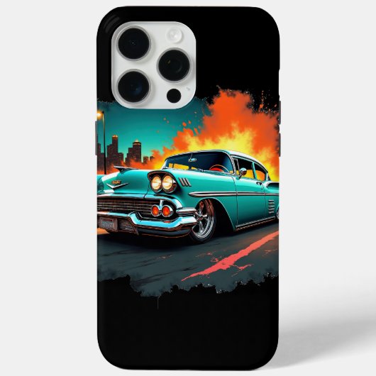 Klassieke Chevy-straatkunst iPhone-hoes Case-Mate iPhone Case (Achterkant)