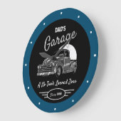 Klassieke Chevy Truck Garage Pap's enige naam blau Grote Klok (Hoek)