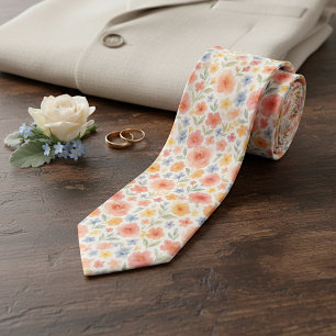 Klassieke chic bloemkunstpatroon stropdas