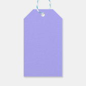 Klassieke Chic Clematis Trouw Bedankt Cadeaulabel (Achterkant)