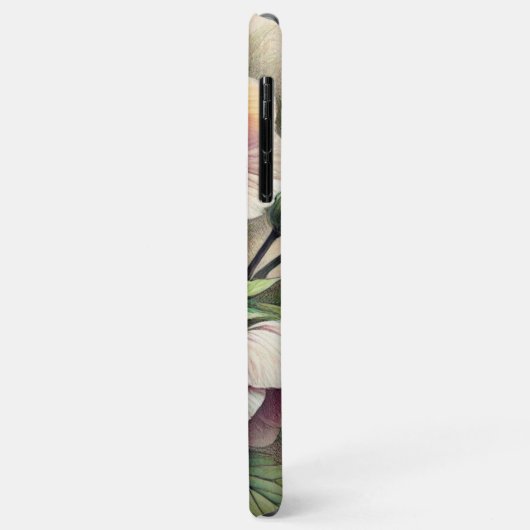 Klassieke Chic Helleborus Fine Art Botanische Teke Case-Mate iPhone Case (Achterkant/links)
