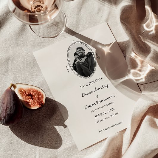 Klassieke Chic Wedding Save the Date