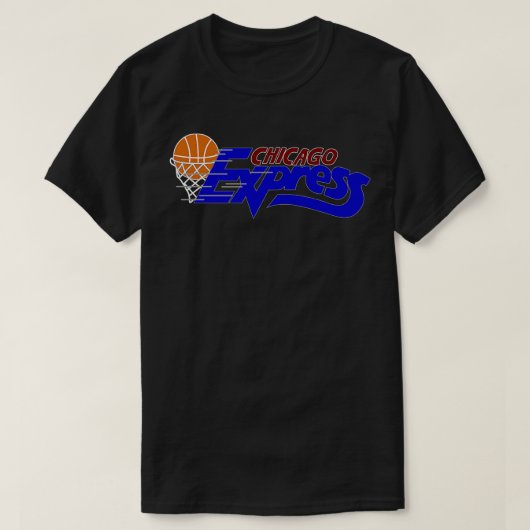 Klassieke Chicago Express Basketball T-shirt (Design voorkant)