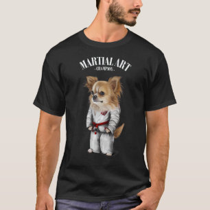Klassieke Chihuahua-hond Judokarate Meester in het T-shirt