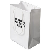 Klassieke Chinese kalligrafie-liefde-#001- Medium Cadeauzakje (Achterkant Gekanteld)