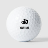 Klassieke Chinese kalligrafie-regen-#001- Golfballen (Voorkant)