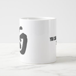 Klassieke Chinese kalligrafie-regen-#001- Grote Koffiekop